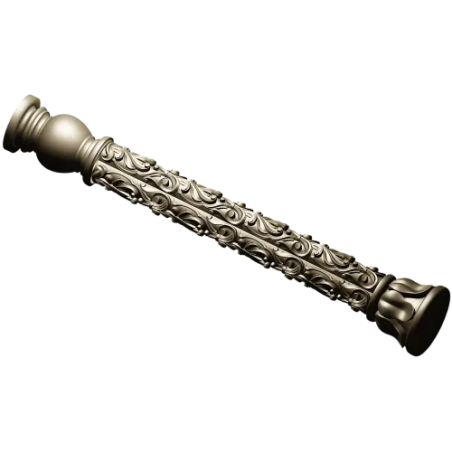 Acanthus Scroll Baluster - STL 3D model for CNC milling