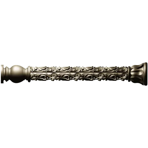Acanthus Scroll Baluster - STL 3D model for CNC milling