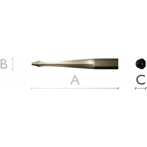 Балясина "Грация" - 3D модель STL для ЧПУ