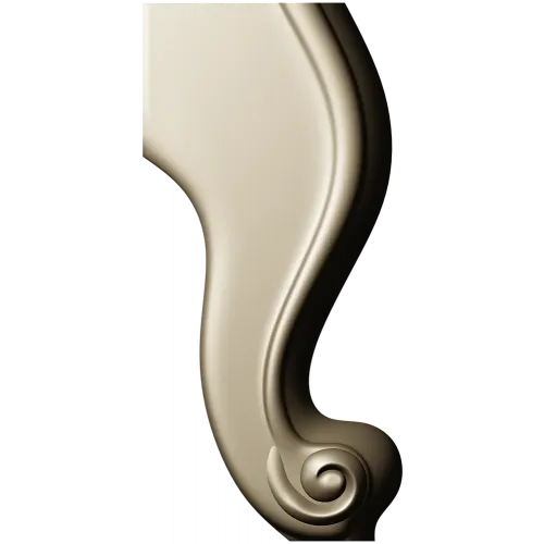 Rococo Cabriole Leg STL 3D model for CNC