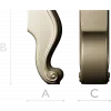 Rococo Cabriole Leg STL 3D model for CNC