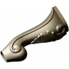 Acanthus Scroll Furniture Leg - STL 3D Model for CNC