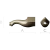 Балясина: 3D модель в формате STL для ЧПУ - элегантный классический профиль