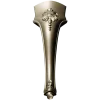 Rococo Floral Cabriole Leg - STL 3D Model for CNC
