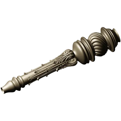 Ornate Twisted Orb Baluster STL for CNC