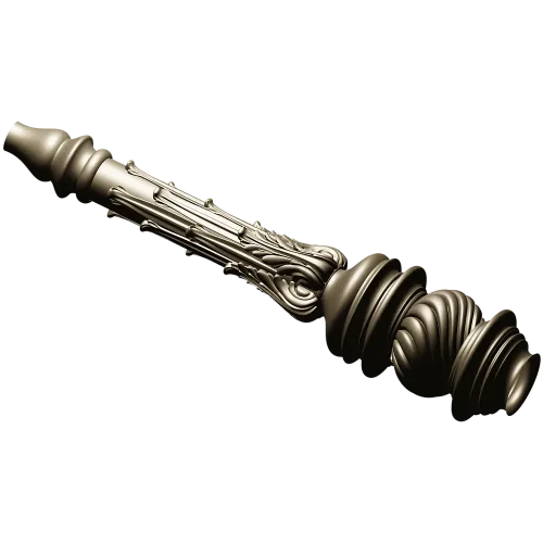 Ornate Twisted Orb Baluster STL for CNC