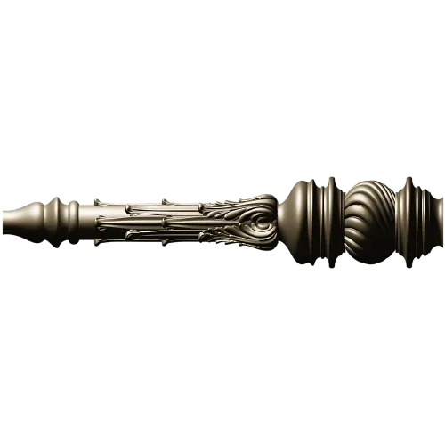 Ornate Twisted Orb Baluster STL for CNC