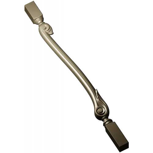 Serpentine Scroll Baluster STL for CNC