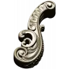Baroque Acanthus Scroll STL 3D Model for CNC