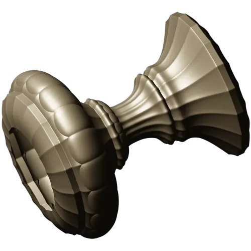 Балясина STL модель для ЧПУ - декоративная балясина "Луковица"