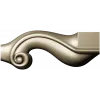 Ornate S-Scroll Baluster STL 3D Model for CNC Milling