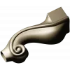 Ornate S-Scroll Baluster STL 3D Model for CNC Milling