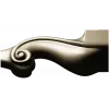 Ornate S-Scroll Baluster STL 3D Model for CNC Milling