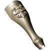 Fleuron Baluster - detailed STL 3D model for CNC milling