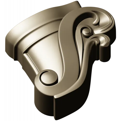 Regal Scroll Corbel - STL 3D model for CNC carving