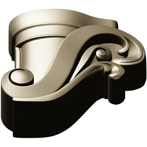 Regal Scroll Corbel - STL 3D model for CNC carving