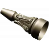 Florentine Acanthus Finial - ornamental baluster STL 3D model for CNC