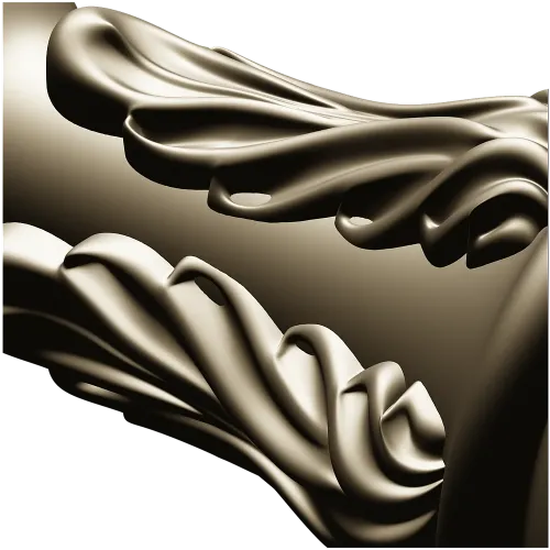 Florentine Acanthus Finial - ornamental baluster STL 3D model for CNC