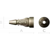 Florentine Acanthus Finial - ornamental baluster STL 3D model for CNC