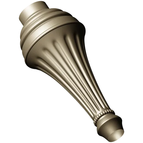 Classic Fluted Baluster STL - CNC Ready 3D Model