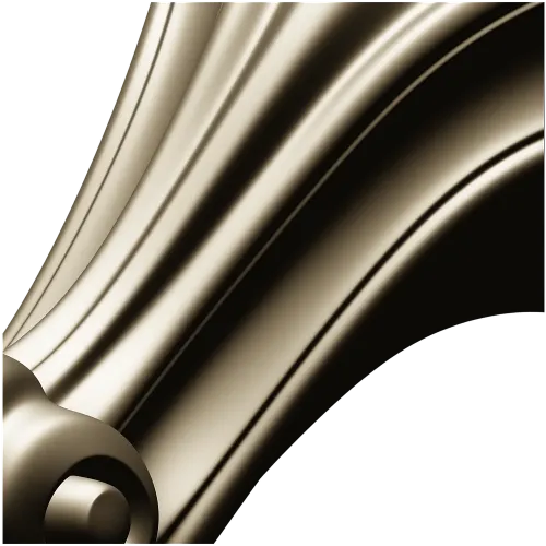Ornate Shell & Scroll Furniture Leg - STL 3D Model for CNC