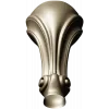 Ornate Shell & Scroll Furniture Leg - STL 3D Model for CNC