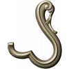 Acanthus S-Scroll - detailed STL 3D model for CNC decorative bracket