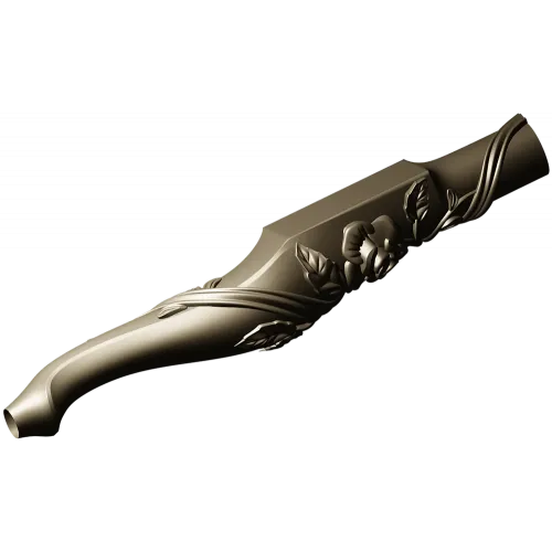 Carved Floral Baluster STL