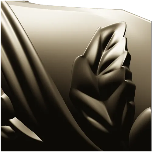 Carved Floral Baluster STL
