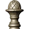 Pinecone Fleur Finial - STL 3D model for CNC carving