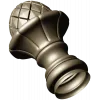 Pinecone Fleur Finial - STL 3D model for CNC carving