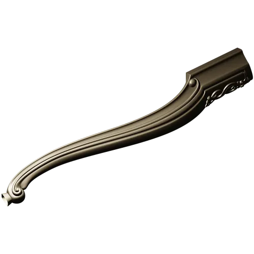 Carved Cabriole Furniture Leg STL for CNC