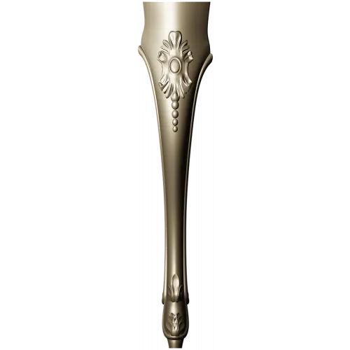 Elegant cabriole furniture leg - STL 3D model for CNC carving
