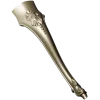 Elegant cabriole furniture leg - STL 3D model for CNC carving