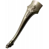 Elegant cabriole furniture leg - STL 3D model for CNC carving