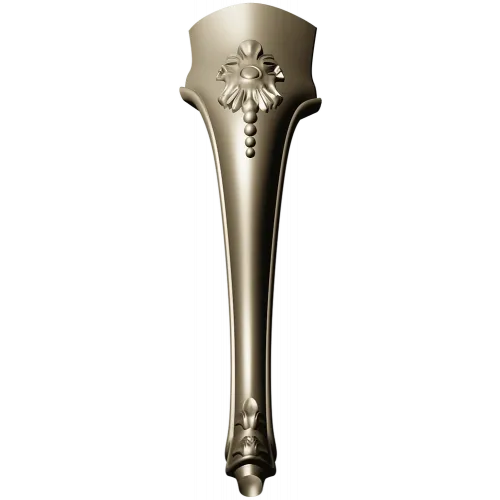 Elegant cabriole furniture leg - STL 3D model for CNC carving