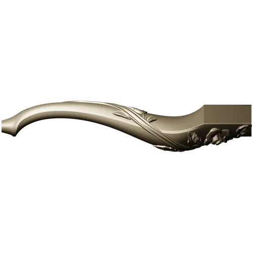 Roseline Curved Leg - STL 3D Model for CNC