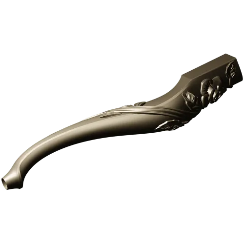 Roseline Curved Leg - STL 3D Model for CNC