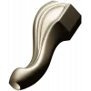 Sculpted Cabriole Furniture Leg STL