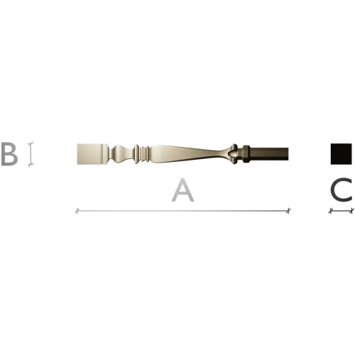 Балясина классическая для ЧПУ - 3D модель в формате STL