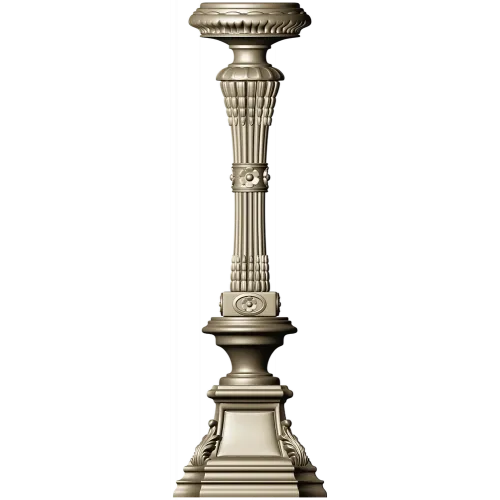 Классическая балясина STL для ЧПУ - детализированная 3D модель