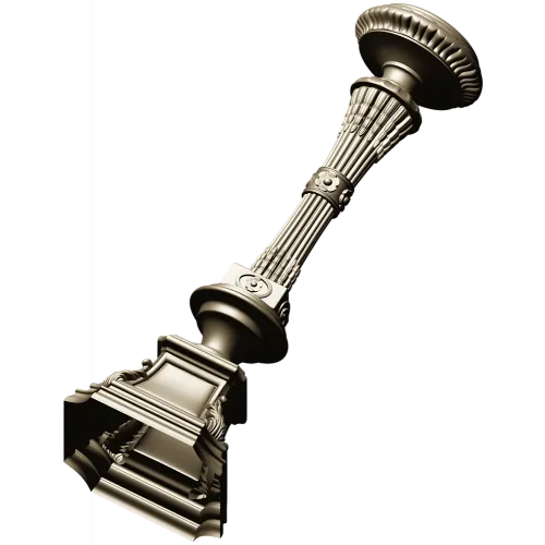 Классическая балясина STL для ЧПУ - детализированная 3D модель