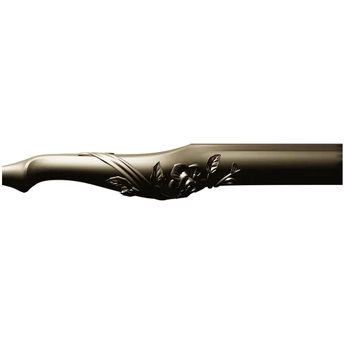 Floral Serpentine Baluster - STL 3D model for CNC wood carving