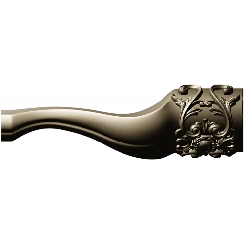 Rococo Curved Leg 3D STL model for CNC milling