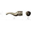 Rococo Curved Leg 3D STL model for CNC milling