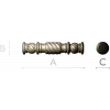 Витая балясина - 3D модель STL для ЧПУ