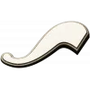 S-shaped Decorative Applique STL for CNC
