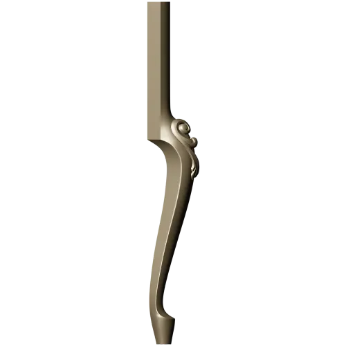 Балясина с декоративной завиткой - 3D модель STL для ЧПУ