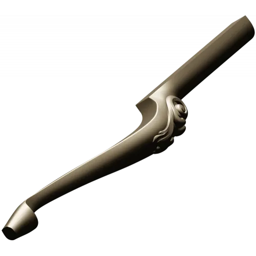 Балясина с декоративной завиткой - 3D модель STL для ЧПУ