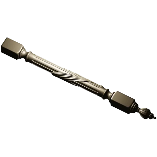 Regal Twisted Baluster - STL 3D Model for CNC
